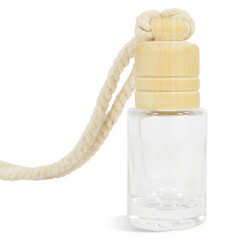.25 oz glass diffuser bottle with wooden top 
